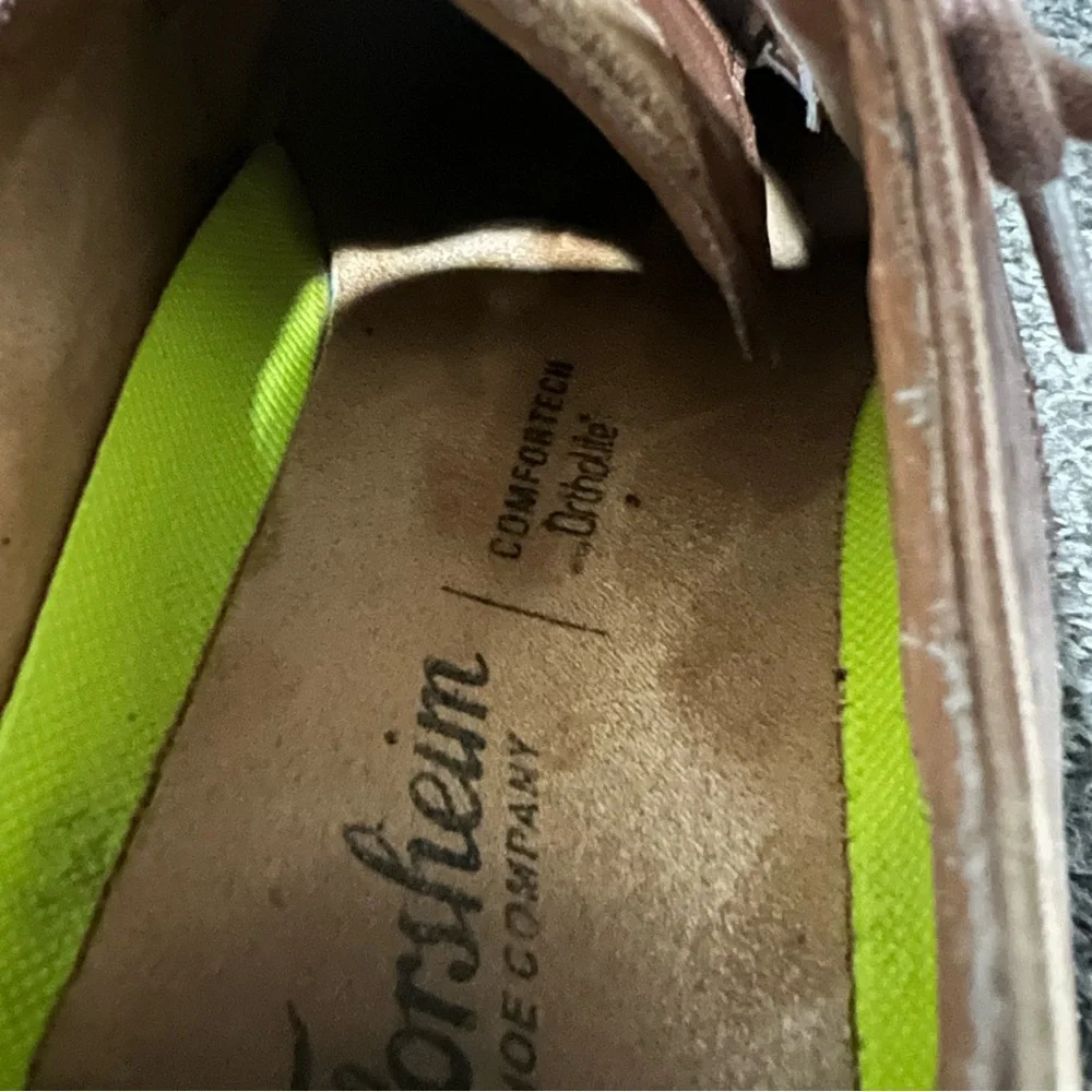 Florsheim UPTOWN 15166-221 Cognac‎ Leather Cap Toe Oxford Dress Shoes Size 8.5
